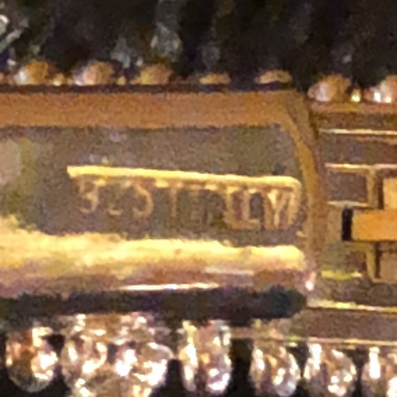 Stunning High Shine 925 Italy M Weaved Bracelet With Clasp & Security Clasp - Picture 11 of 12